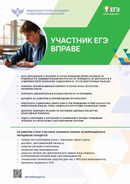 Участник ЕГЭ в праве